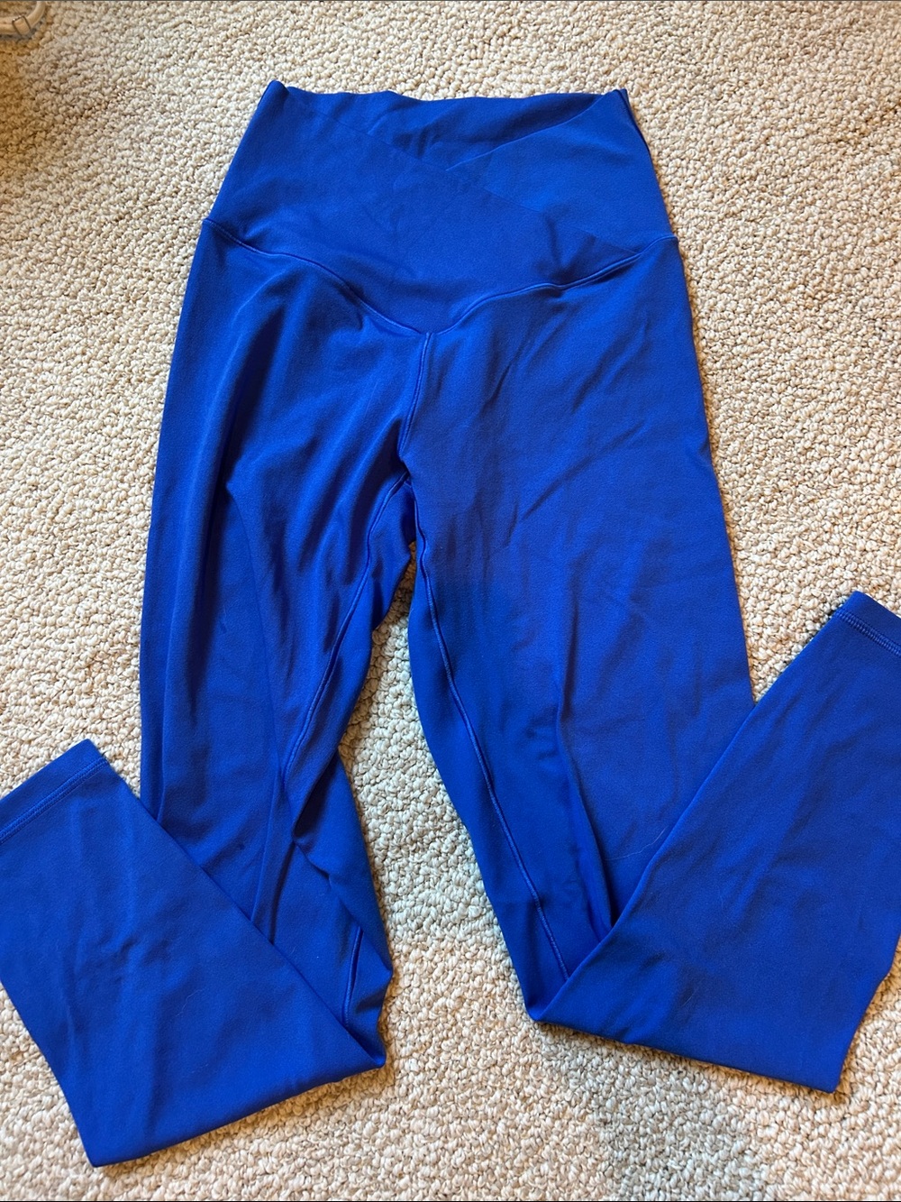 Aerie Offline High-Waist Athletic Leggings in Vibrant Cobalt Blue, size small